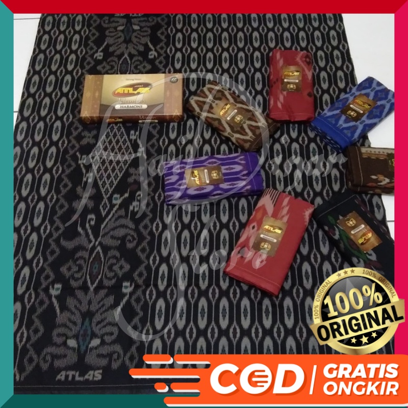 [Baru] Sarung Atlas Idaman Harmony Ready kodeBLK