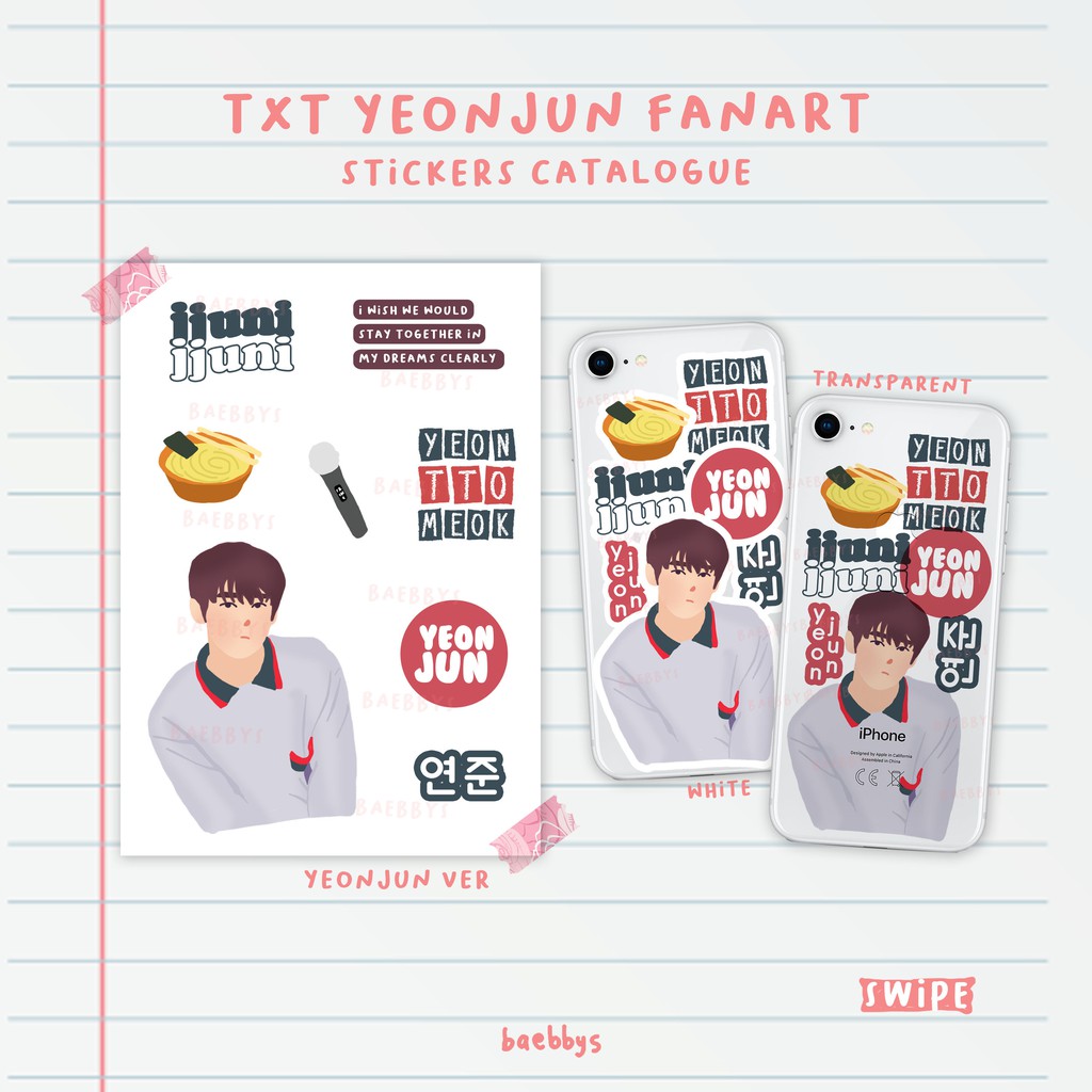 TXT Fanart Sticker | SWIPE