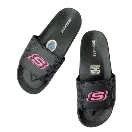 Sandal Skechers Wanita Slide Terbaru Sendal Cewek Sketchers Selop Kekinian Murah Sandal Skecher Cewe