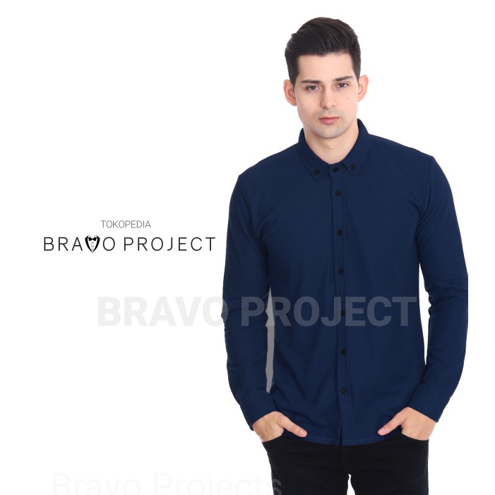 Barang Import Kemeja Kerja Pria Kemeja Garrity Formal Kerja Slim  9755XQ  Lacoste Lengan Panjang Pr