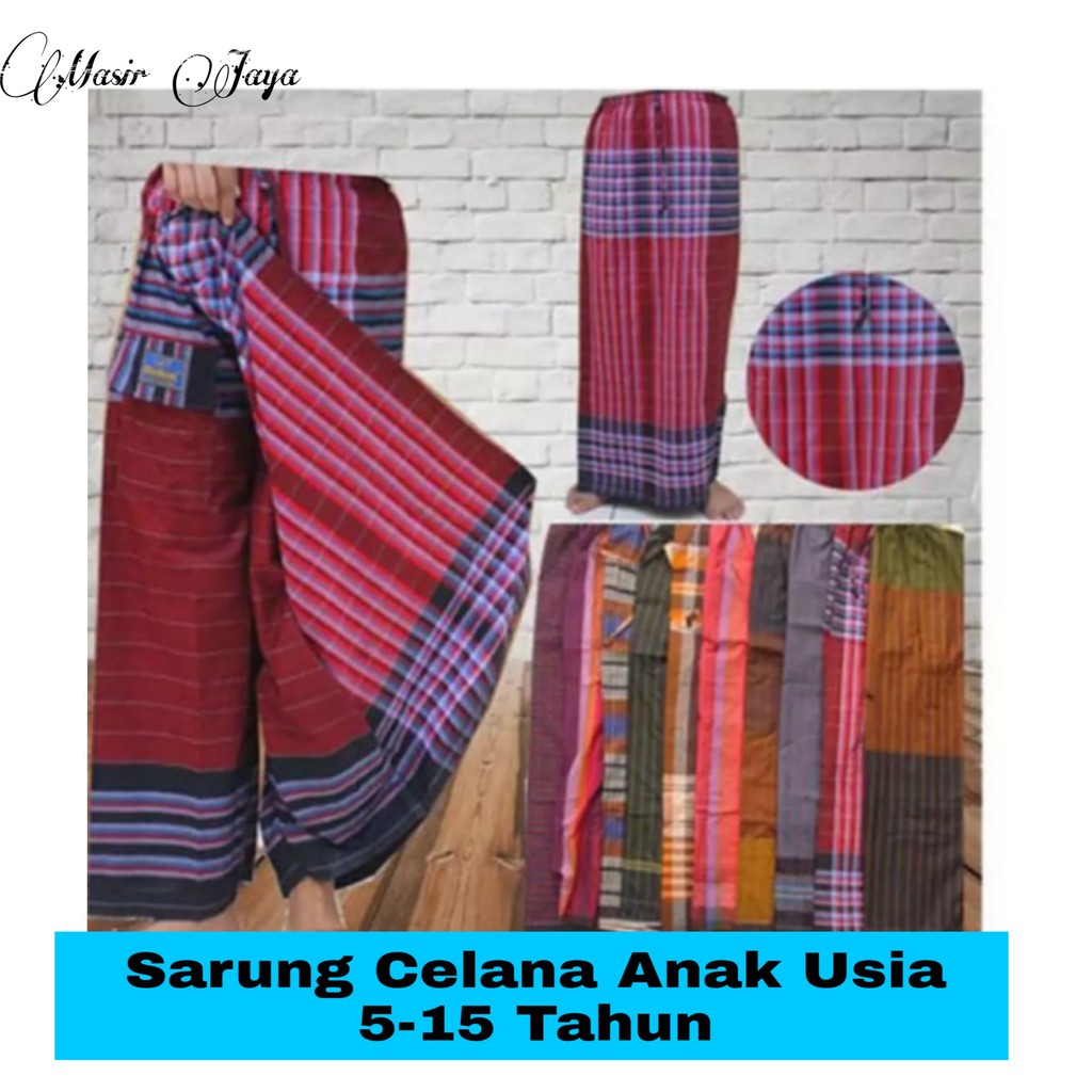 PROMO SARUNG CELANA ANAK USIA 5 - 15 TAHUN CELANA SARUNG ANAK