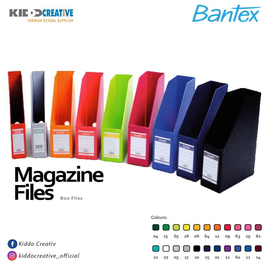 

Bantex Magazine File (Box File) 10cm Folio