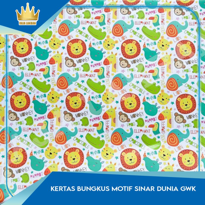 

jual Kertas Kado SIDU / Kertas Bungkus Motif SINAR DUNIA GWK
