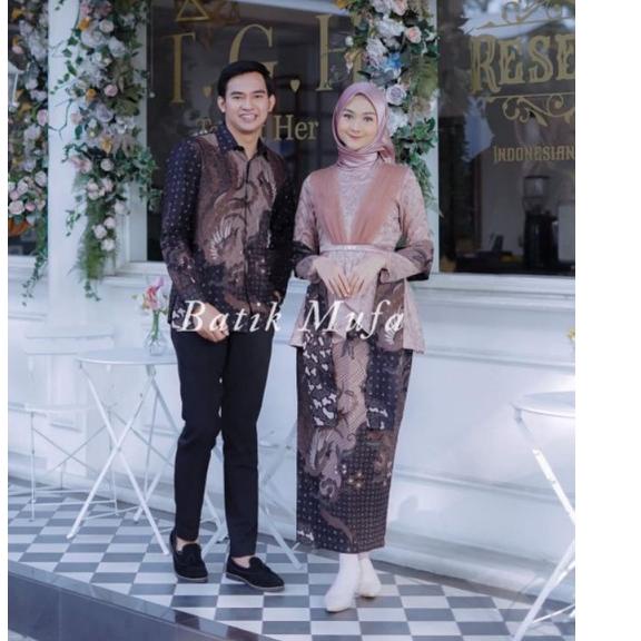 Update - SET COUPLE AVEENA DUSTY PINK / BROWN / MAUVE KEBAYA WISUDA KEBAYA LAMARAN KEBAYA TUNANGAN 2