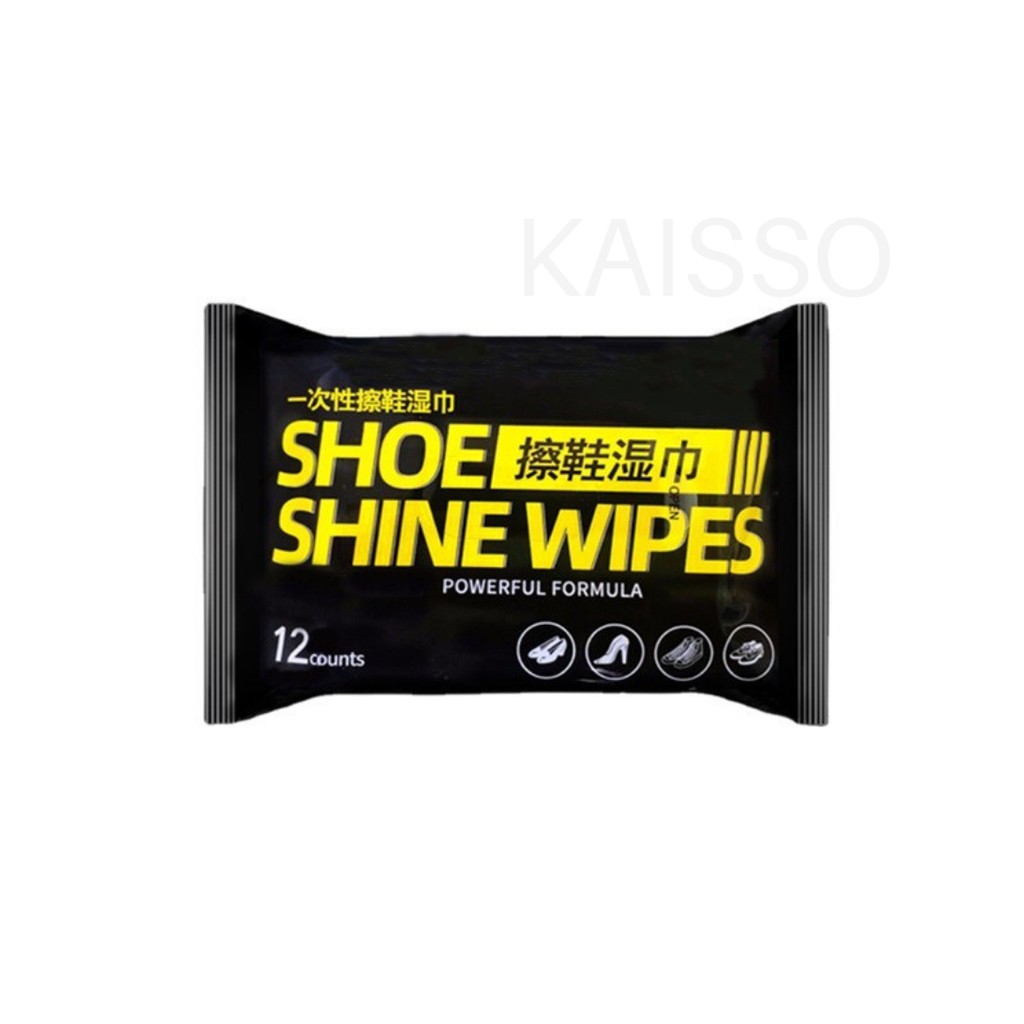 KAISSO - TISSUE SEPATU / TISU PEMBERSIH SEPATU ISI 12 LEMBAR / MAGIC SHOE WIPES