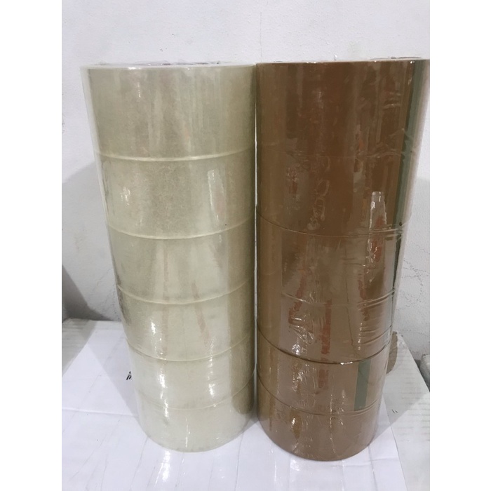 

Trendi Lakban Bening/Coklat 1 Roll Bodhi Tape 2Inch X 90Yard Isi 6Roll Murah
