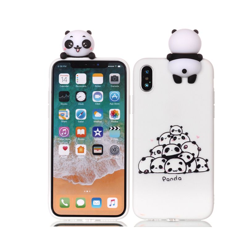 3D Case Apple iphone 12 pro 12 mini Case Kawaii Unicorn Panda Phone