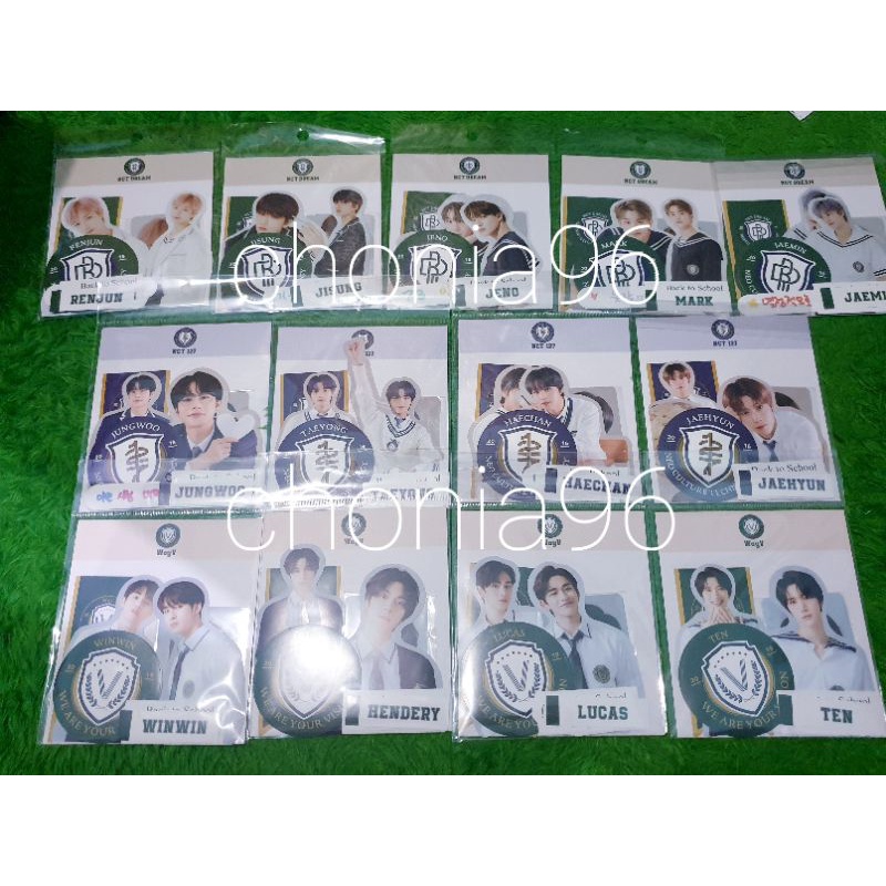 [READY] Sealed Luggage Sticker B2S Back to school NCT taeyong jisung mark lucas ten jaemin PC photoc