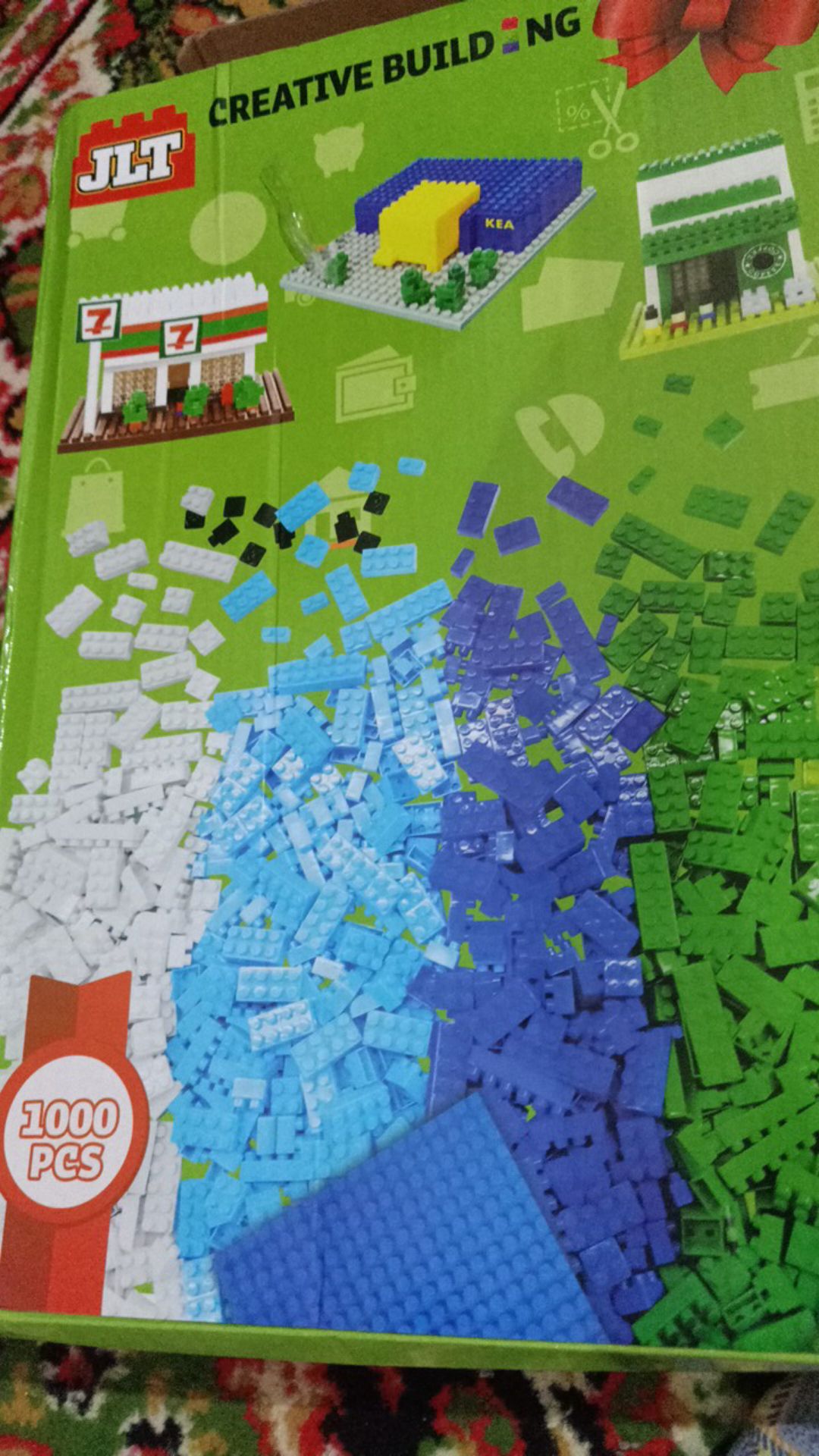 Jlt Bricks Creative Building 1000pcs Lego No. 1000a/b