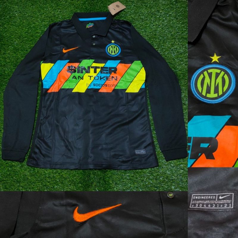 Jual Jersey Baju Bola Ls Inter Milan Rd Lengan Panjang Grade Ori Shopee Indonesia