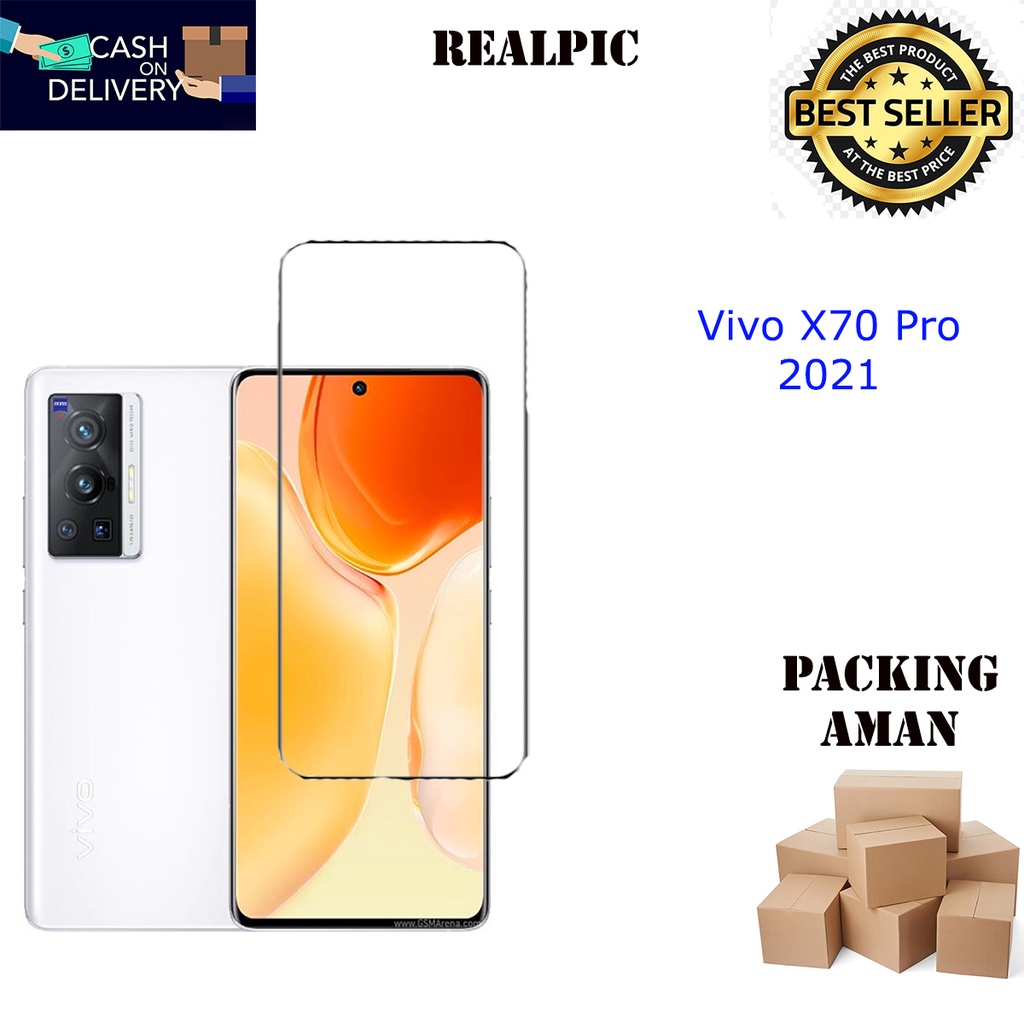 Tempered Glass Vivo X70 Pro 2021 Screen Protector Anti Gores