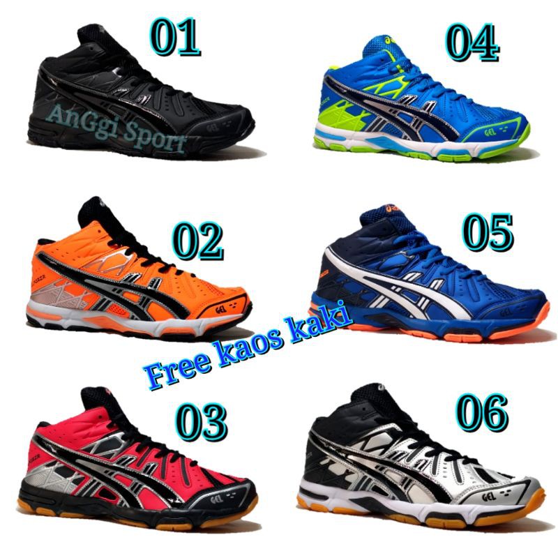  COD Sepatu  Volly Pria Asics  Gel Forza  premium Sepatu  