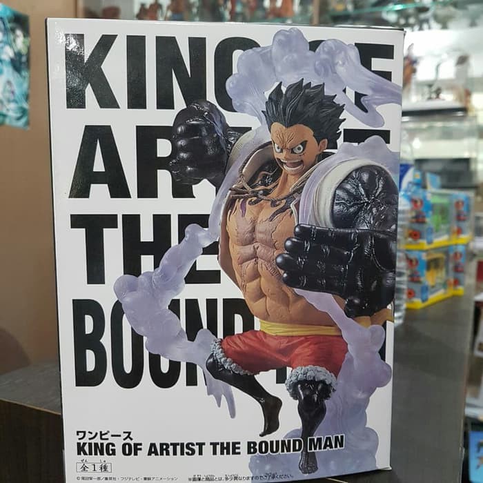 figure luffy bound man luffy gear 4 figure one piece thousand sunny go