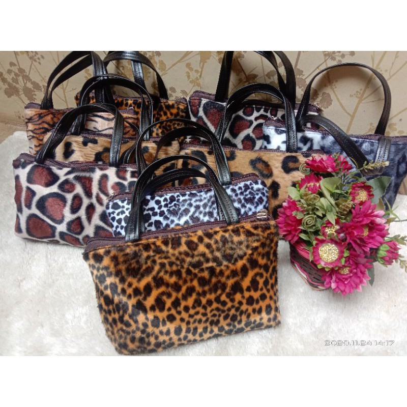 dompet Teng teng leopard / dompet macan /dompet leopard