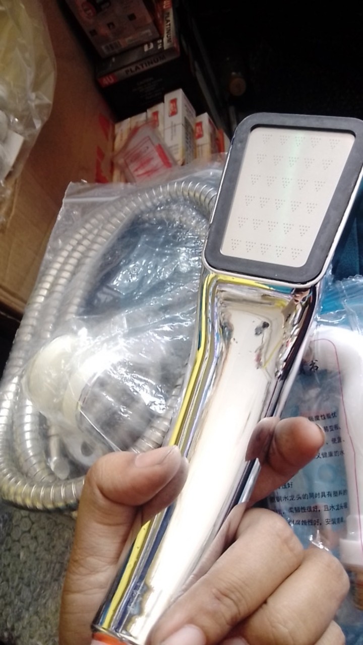 Shower Aerator Paket Shower 300 Lubang Paket Selang Flexible 150cm Dan Braket System