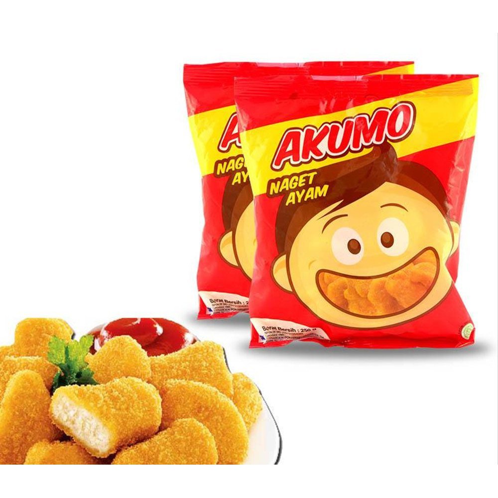 Naget Ayam Akumo 250-500gr / Nugget Akumo / Chicken Nugget / Nuget