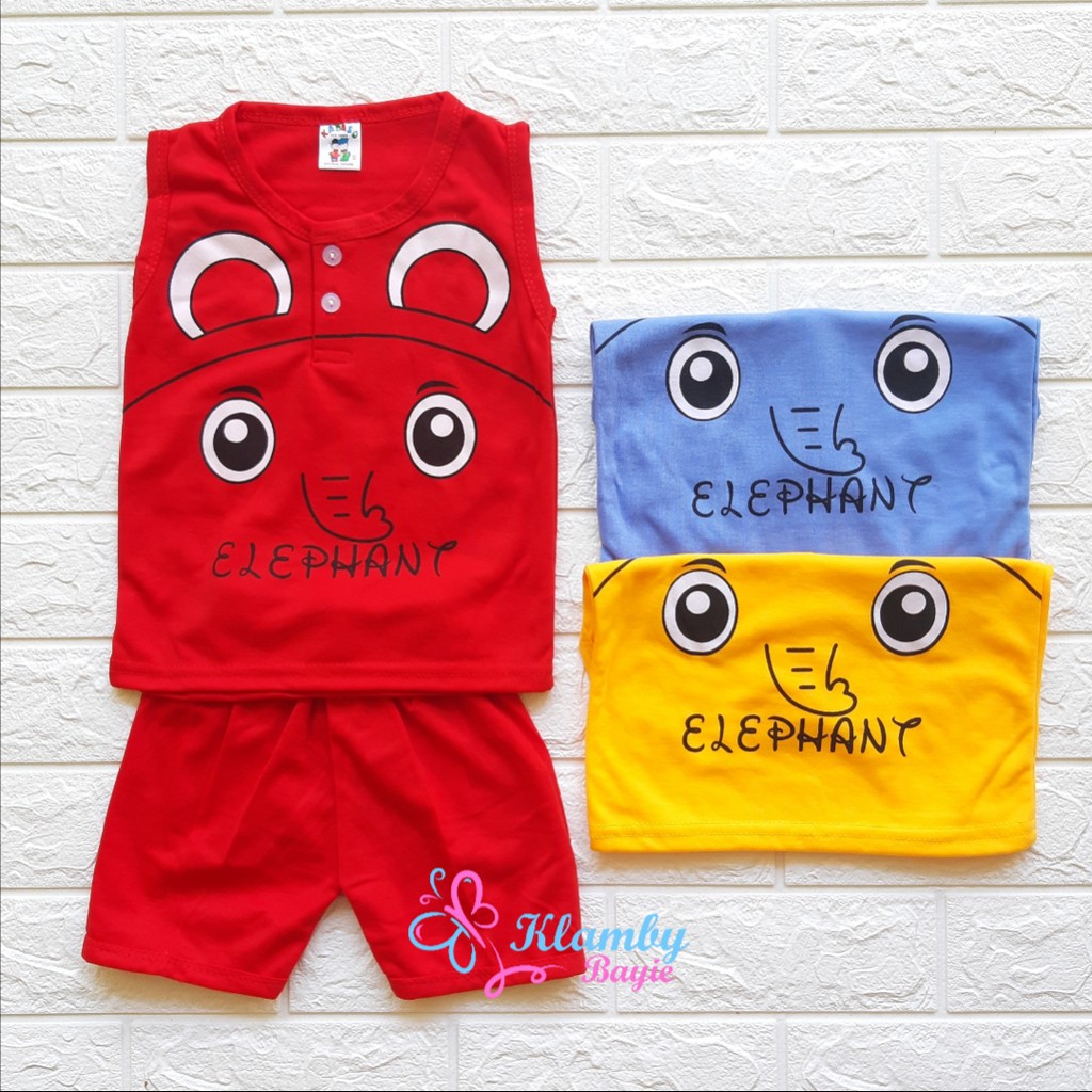 KADASO Setelan Baju Bayi 3-12 Bulan Motif Little Frog / Baju Bayi Murah Bagus Lucu