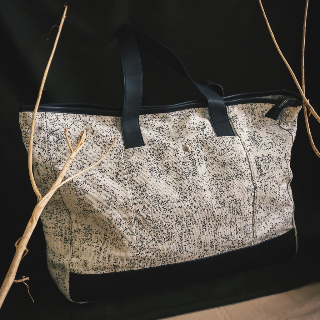 Tas Wanita Tas Handmade Tas fashion Tote Bag - Tori Oversized White