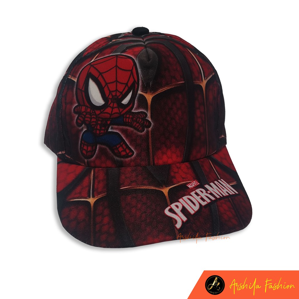 Topi Anak Sablon Karakter / Topi Anak Karakter HRO / Arshila_fashion