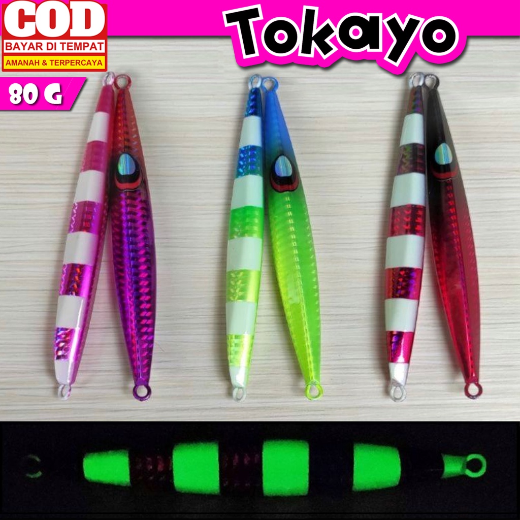 Metal Jig Tokayo 80g Master of Jigging Sitenkiba Timor Gear