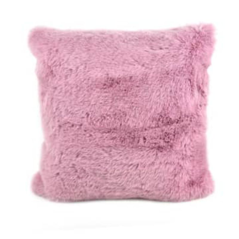 Bantal Sofa 45x45 Cm Frosty Faux Fur - Ungu
