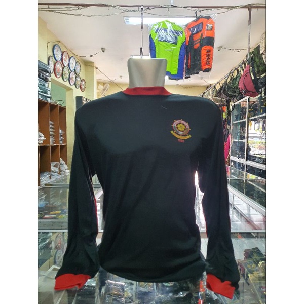 Kaos Bantalan POL PP Kecil | Kaos penembak POL PP Hitam lengan panjang | Kaos POL PP
