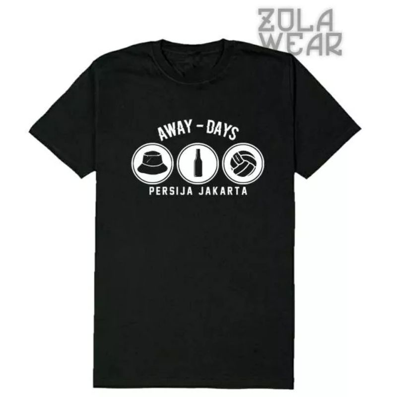 Kaos AWAY DAYS PERSIJA JAKARTA Pria Wanita Custom Distro Polos