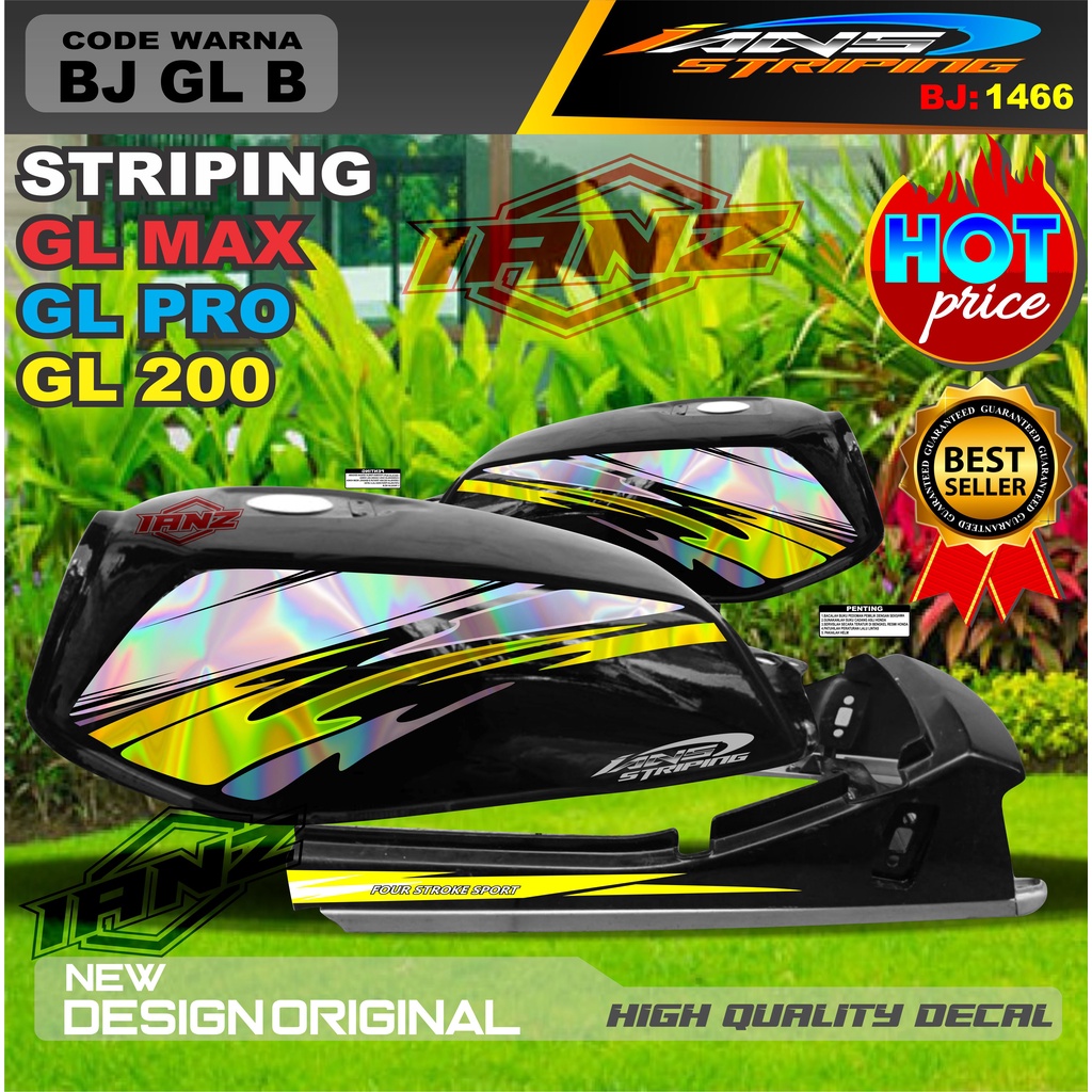 STIKER STRIPING GL MAX HOLOGRAM / STRIPING GL PRO MAX VARIASI HOLOGRAM / STRIPING GL