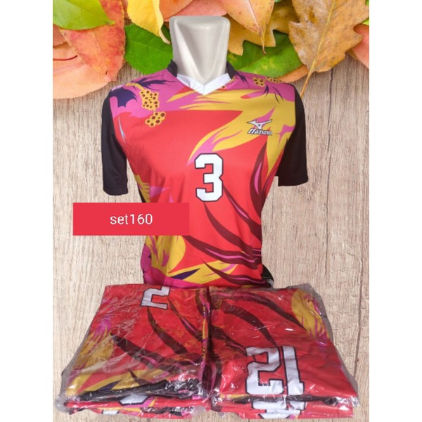 kaos olahraga volly isi 12 buat tim
