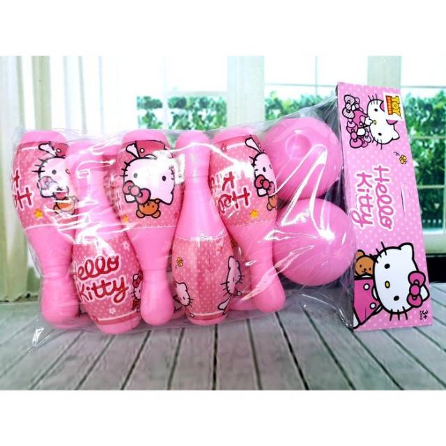Mainan Bowling anak , bowling kitty , mainan anak