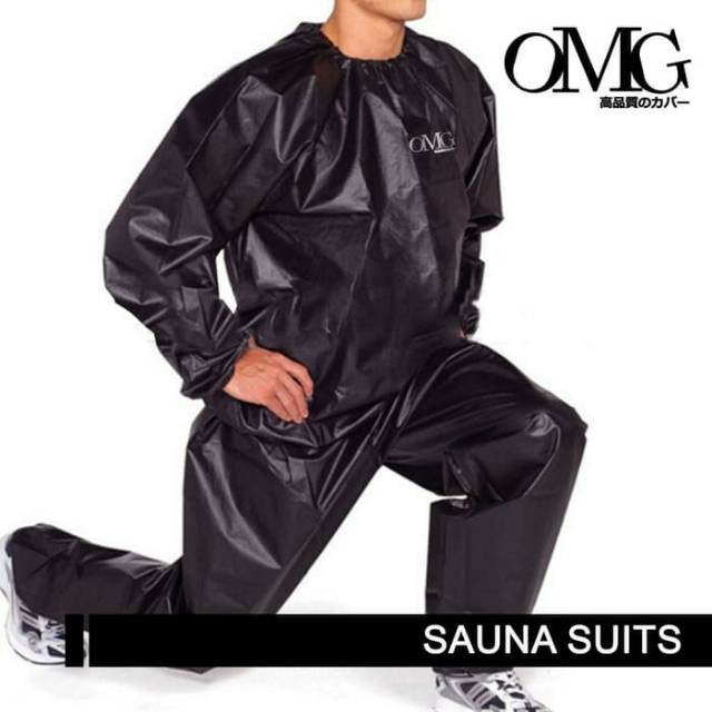 Baju Sauna Suit OMG Jaket Celana Olah Raga Pria Wanita Best Quality  Termurah