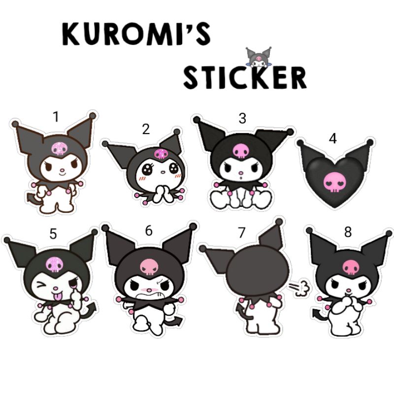 

CUTE PURPLE BLACK KUROMI'S STICKER