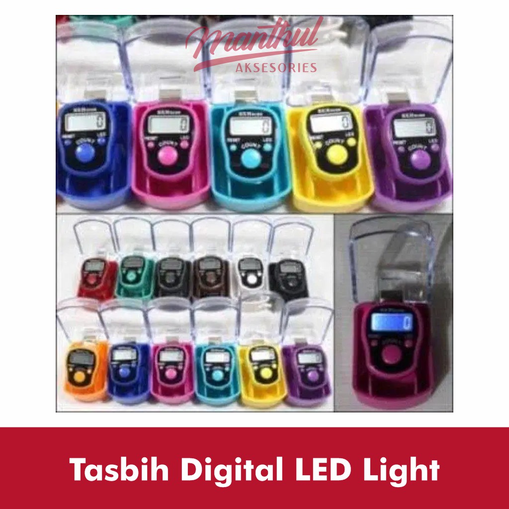 Tasbih Digital LED Light Tasbih Digital Tally Counter