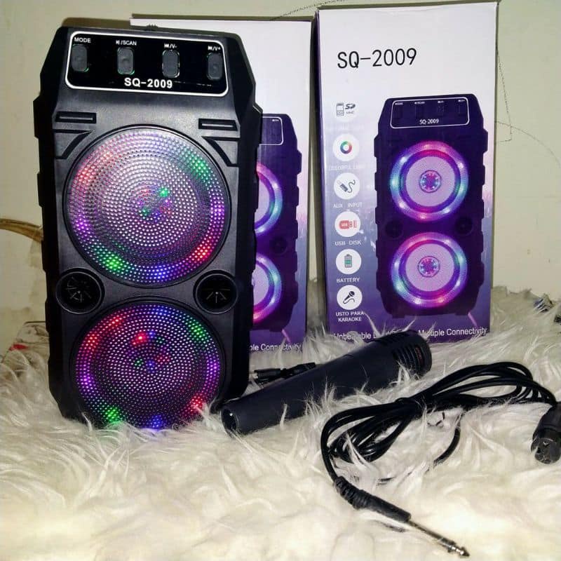 Speaker Bluetooth Plus Mic Karaoke SQ 2009 Wireless