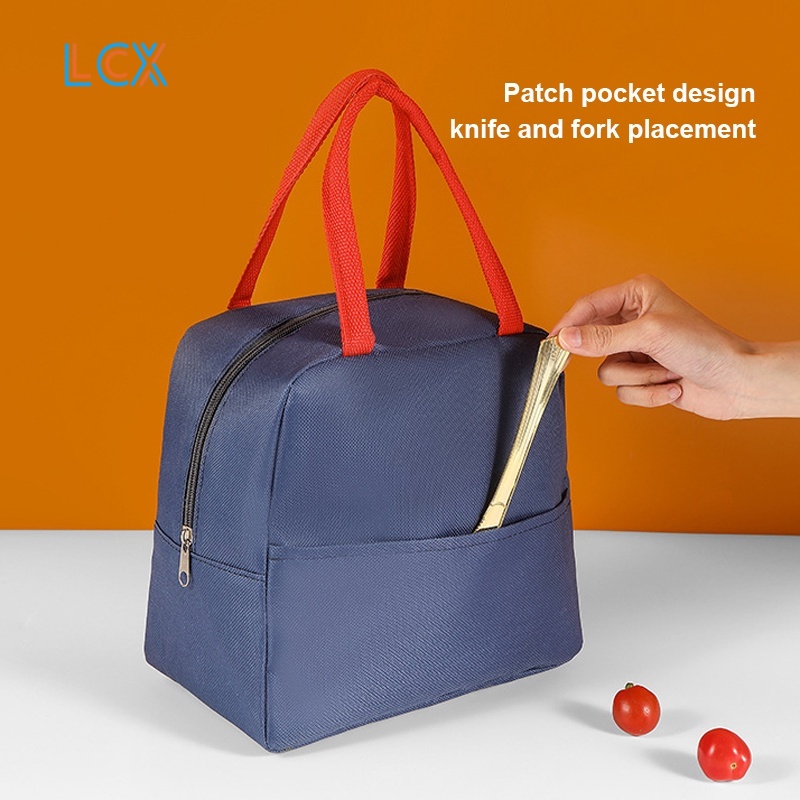 LCX New Tas Bekal Anak / Lunch Bag Sekolah / Tas Bekal Lunch Cooler Bag Box VS-28