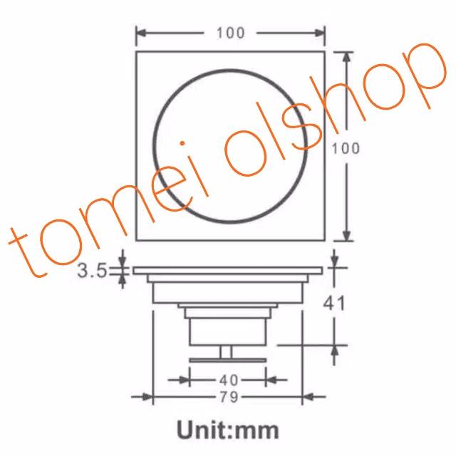 Saringan Floor Drain Kamar Mandi / Floor drain / Saringan Got stainless tebal