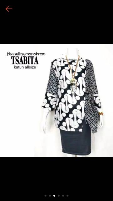 Blus seling monochrome tsabita