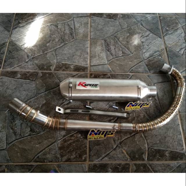 Knalpot R SPEED KAPSUL TIGER.MP.GL.CB.Leher barbara full las cacing