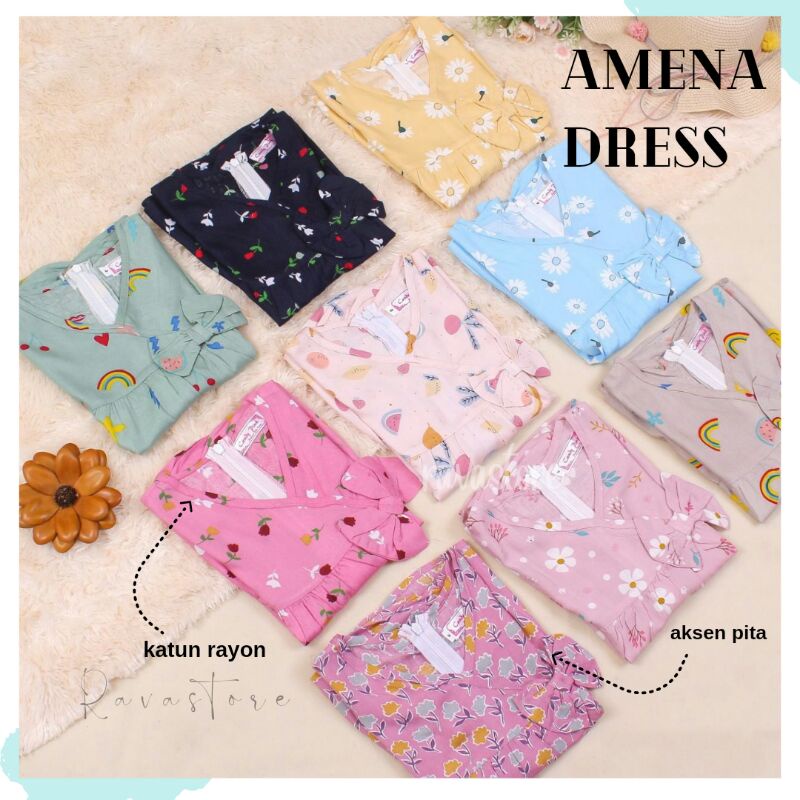 Dress Anak Katun Rayon Amena Dress