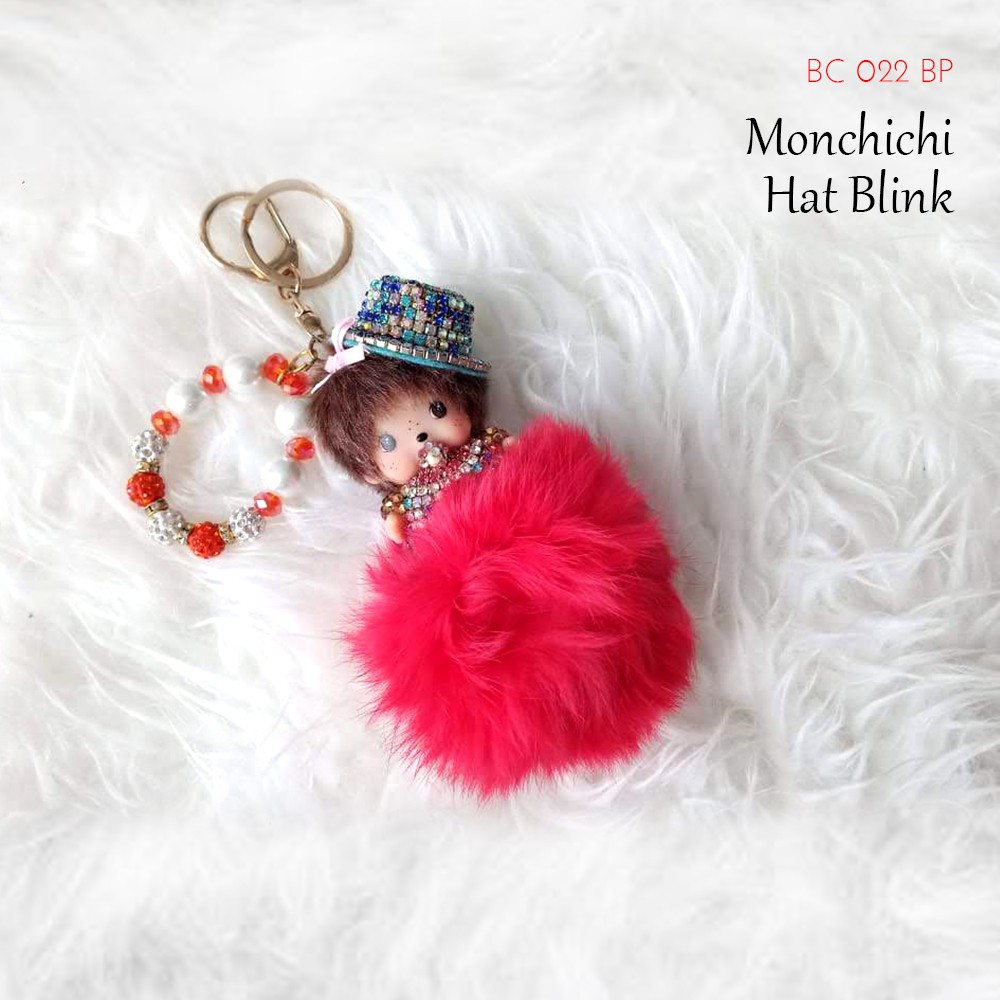 Gantungan Tas - Monchici Hat Blink
