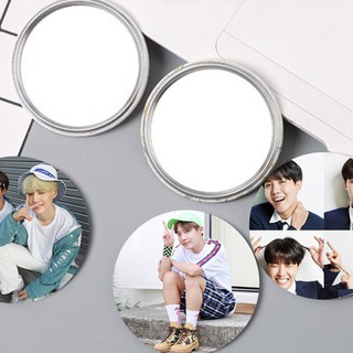 Kaca Cermin Kpop BTS  J Hope Model Bulat untuk Dekorasi  