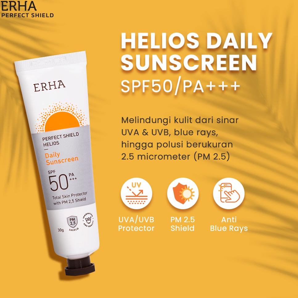[KODE PRODUK EBIUG5982] ERHA Perfect Shield Helios SPF50/PA+++ 30g - Daily Sunscreen