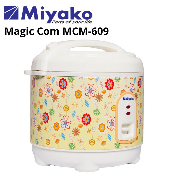 Miyako Rice Cooker MCM609 / Magic Com MCM 609 / Mini Magic Warmer Plus 0.6 Liter / 0,6 L / 0,6L