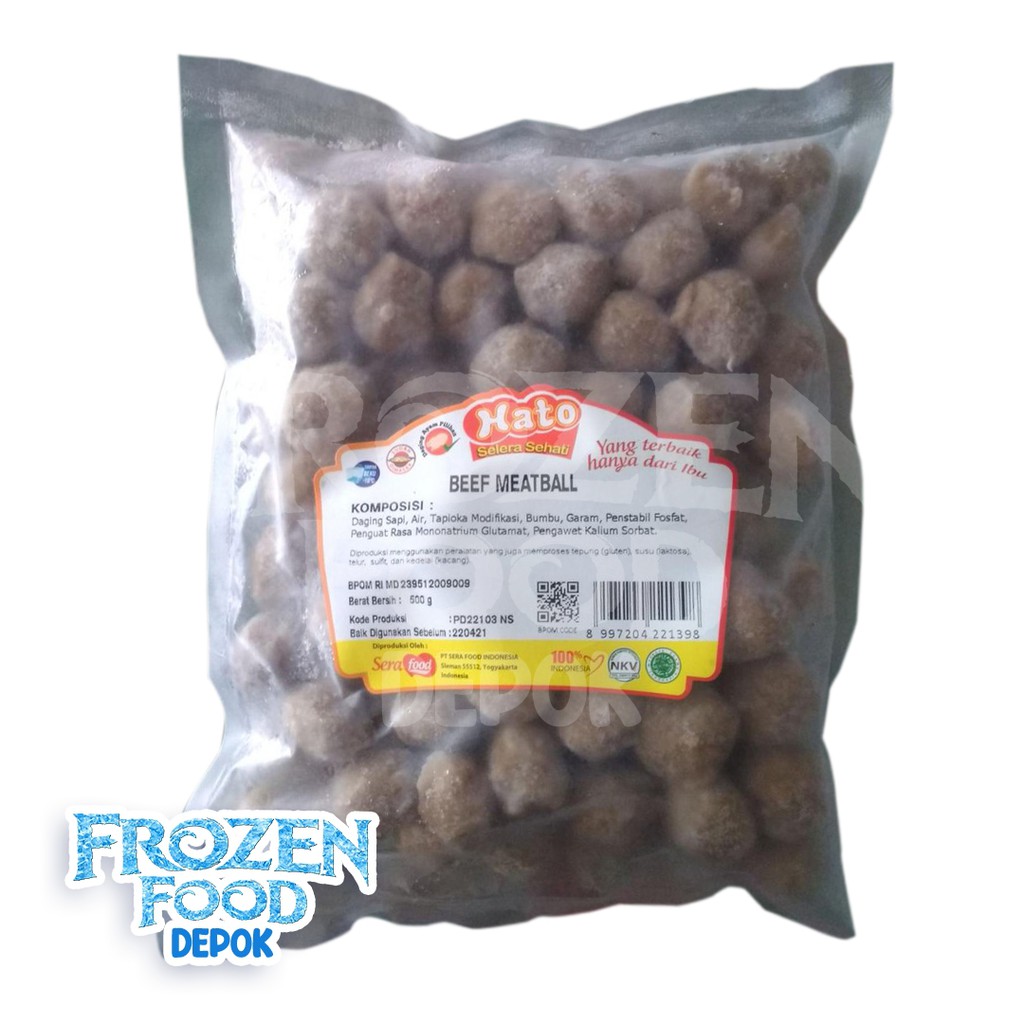 

HATO BEEF MEAT BALL 5G/500GRAM