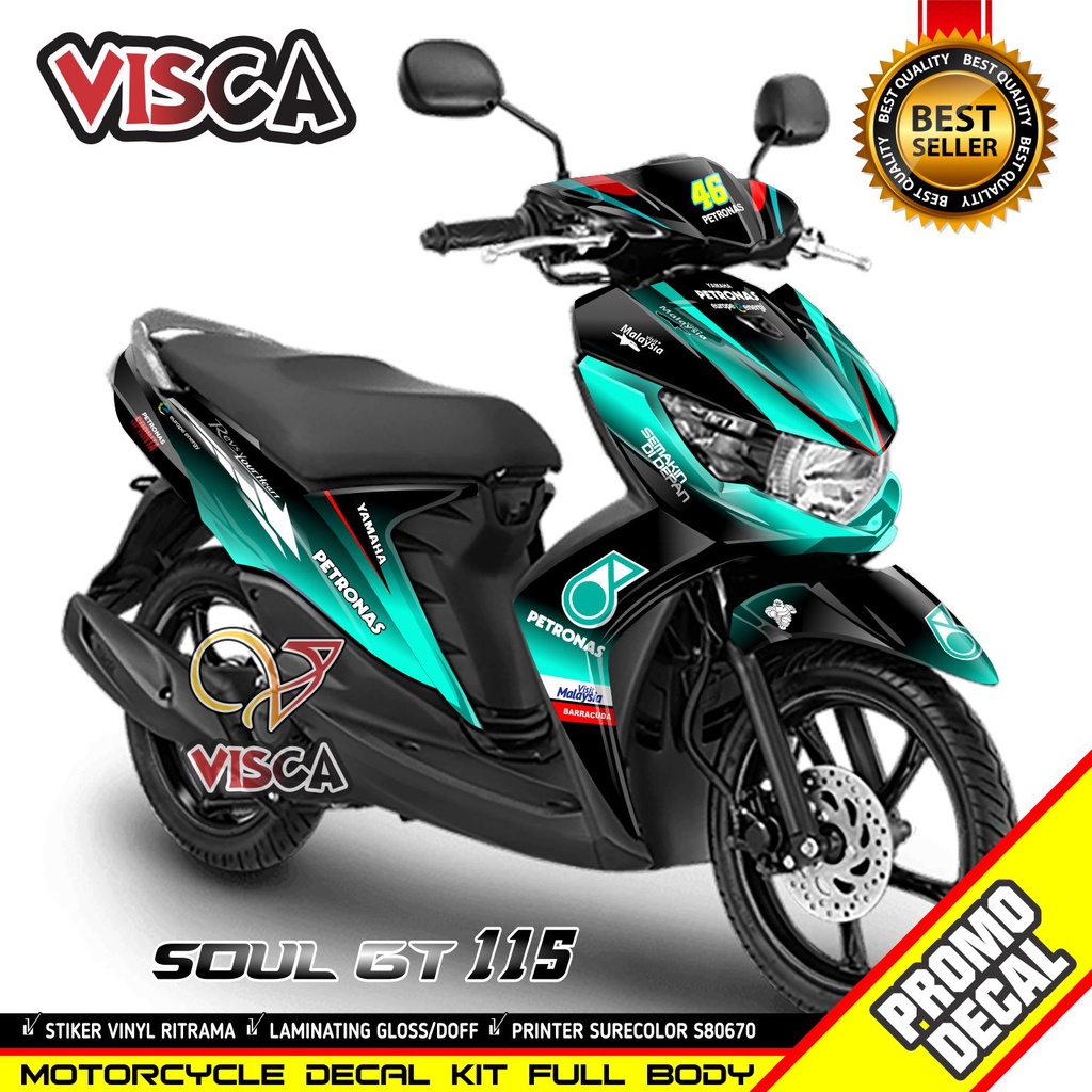 Decal Soul Gt 115 Full Body Stiker Soul Gt 115 Striping Soul Gt 115 Decal Soul Gt 115 Full Body Deca