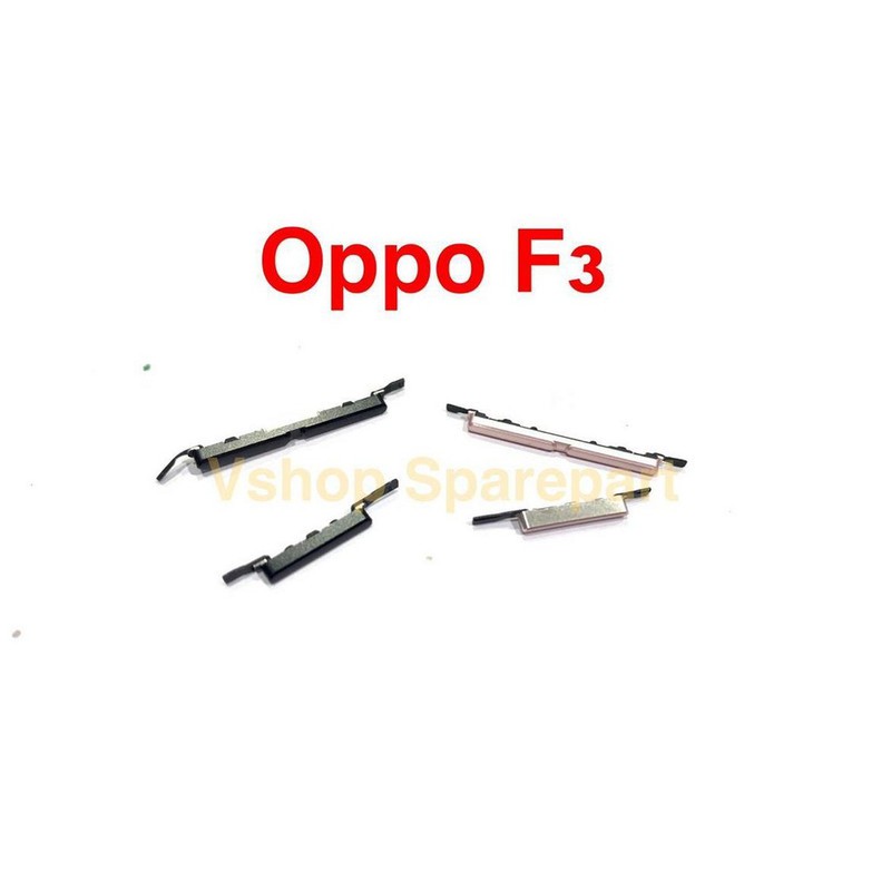 Tombol Power ON Off dan Volume Luar Oppo F3