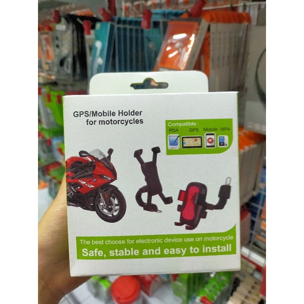 HOLDER MOTOR / HOLDER HP DI SPION MOTOR / TEMPAT HP HOLDER SPION