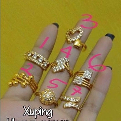 cincin xuping ukrn nmr 14,15,16,17, chat sj