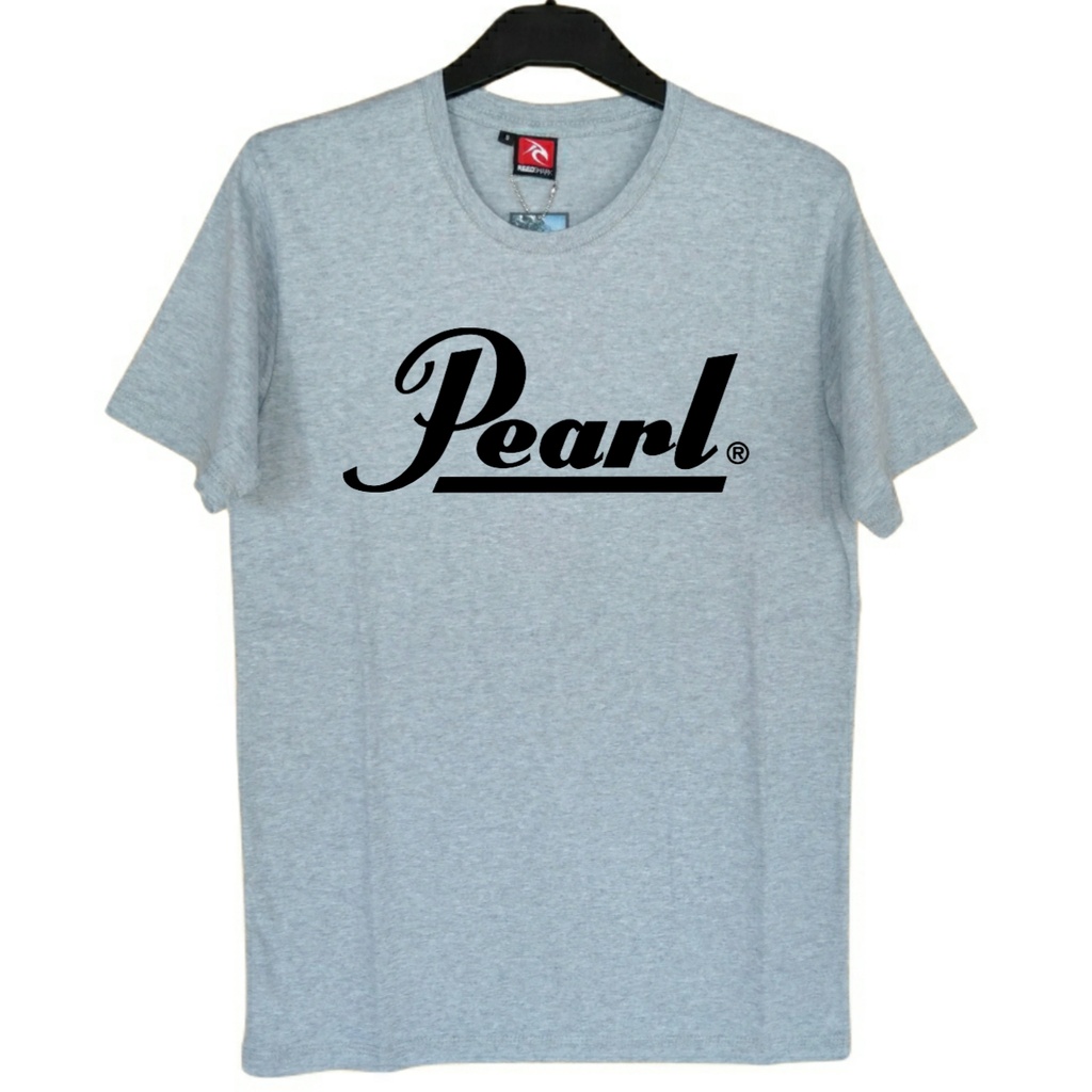 Baju Kaos Dewasa PEARL - Baju Pria Wanita Kaos Hobi Alat Musik Drummer Distro Music Dram Keren Bludr