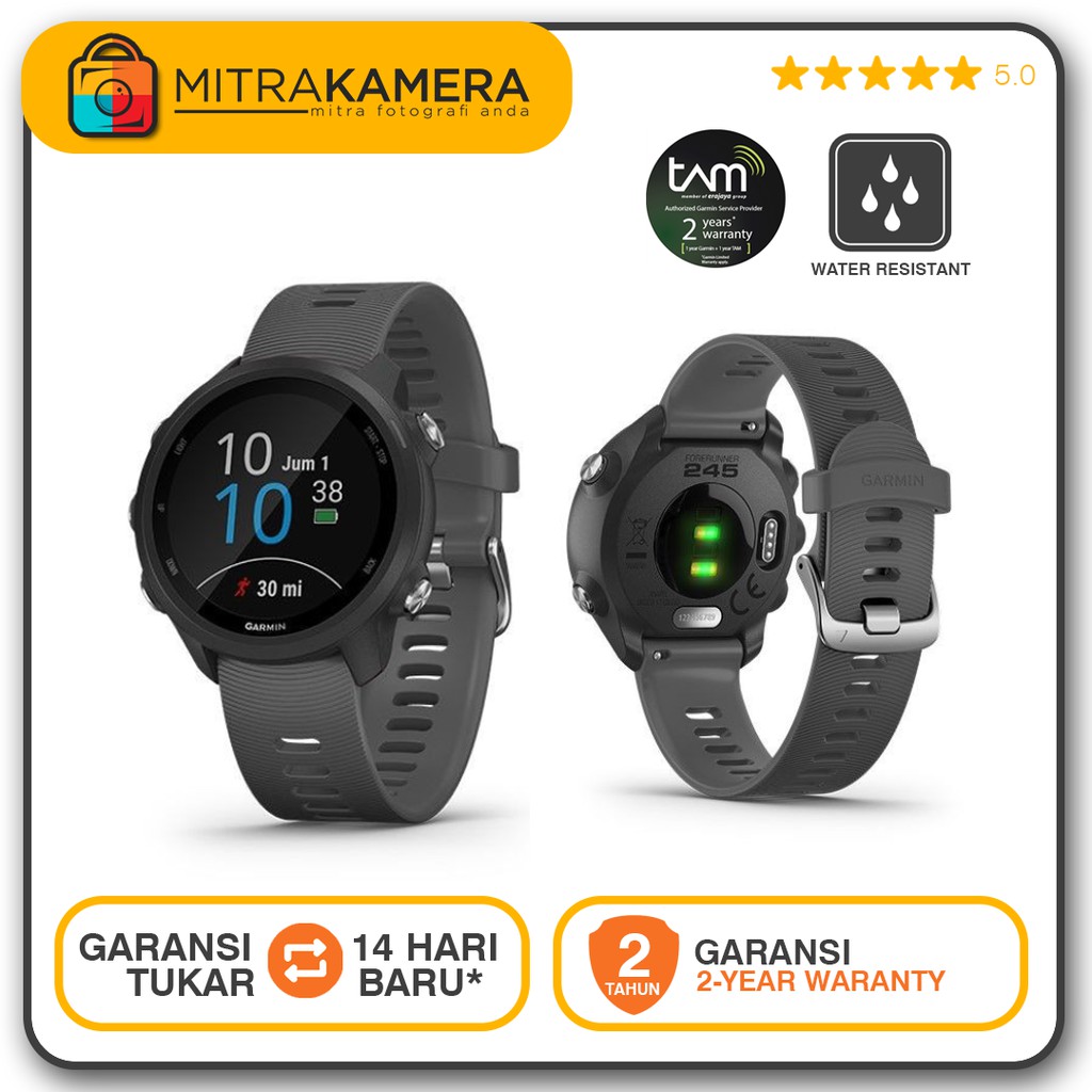 Garmin Forerunner 245    Non Music / Garansi Resmi Tam